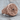Gothic Rosette Signet Ring, rose gold, product photo on wood surface