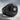 Air Force Academy Ring, black rhodium, angled front view on stone