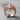Tarantula Spider Ring, rose gold, front view on wooden surface
