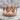Studded Crown Ring, rose gold, product photo on stone