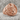Roman Empire Signet Ring, rose gold, angled view on stone base