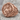 Saint Raphael Ring, rose gold, front view on stone