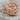 Jesus Mary Joseph Ring, rose gold, front angled view on stone