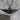 Air Force Pilot Wings Pendant, black rhodium plated finish, front view