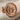 Lydian Lion Coin Earring, rose gold, product photo on linen
