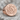 Virtus Junxit Masonic Ring, rose gold, front view resting on stone