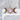 Moonstone Triple Moon Pendant, rose gold finish, front view
