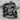Coiled Snake Ring, black rhodium plated, angled product view