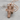 Byzantine Orthodox Crucifix Pendant, rose gold, angled product photo
