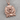 Roaring grizzly bear medallion pendant, rose gold, product photo