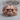 Pumpkin Skull Ring, rose gold plated, angled product photo