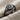 Star Set Signet Ring, black rhodium, angled view on fabric