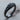 Alien Exoskeleton Ring, black rhodium, product photo