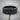 Barbed Wire Chain Ring, black rhodium plated finish, front view on wood surface