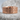 Norse Valknut Band Ring, rose gold, front view on stone pedestal