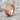 Seigaiha Wave Band Ring, rose gold, product photo on stone