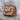 Saint Mercurius Signet Ring, rose plated silver, front angled view