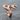 Mechanic Wrench Ring, rose gold, angled view on stone