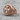 Templar Cross Shield Signet Ring, rose gold plated, angled side view on stone