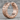 Cuneiform Hoop Earring, rose gold, angled side view