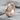Argyle Faceted Hoop Earring, rose gold, product photo on stone
