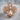 Shield Cross Ring in rose gold, front product photo