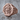 Aquarius Water Bearer Signet Ring, rose gold plated silver, front product photo