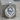 Baby Foot in Hands Pendant, polished silver, front view