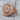 Bitcoin Network Ring, rose gold, product photo on wood surface
