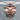 Cat School Pendant, rose gold finish, front product view on concrete