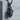 Petrified Heart Pendant, black rhodium, front three-quarter view