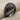 Serpent Scale Garnet Ring, black rhodium plated, studio product photo