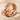 Cuban Chain Link Ring, rose gold plated silver, product view