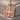 Crusader Jerusalem Cross Pendant, rose gold, angled product photo