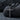 Brushed Bar Cross Pendant, black rhodium, product photo