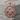 Rosa Mystica Garnet Pendant in rose gold finish, front product photo