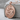 Madonna Child Embrace Pendant, rose gold, front product view