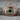 Evil Eye Beaded Gaze Pendant, rose gold, front view