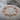 Seven Chakra Lotus Link Bracelet, rose gold, top view on white