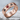 Card Suits Enamel Ring, rose gold plated, angled product photo