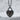 Heart Padlock Garnet Tracery Pendant, black rhodium plated product photo