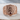 Valknut Garnet Shield Ring, rose gold finish, product view