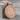 Vegvisir Knot Border Pendant, rose gold, front product photo
