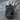 Yggdrasil Twisted Trunk Pendant, black rhodium plated, front view