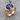 St. Elmo's Fire Signet Ring, rose gold plated, angled studio view