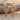 August Peridot Wheat Stud Earring, rose gold, front view