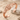 Celtic Trinity Loop Bracelet, rose gold, front angle view