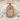 Aquarius Water Jar Stars Pendant, rose gold finish, angled front view