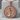 Communion Chalice Wheat Pendant, rose gold finish, front studio product photo