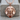 Carnelian Beagle Portrait Pendant, rose gold plated product photo